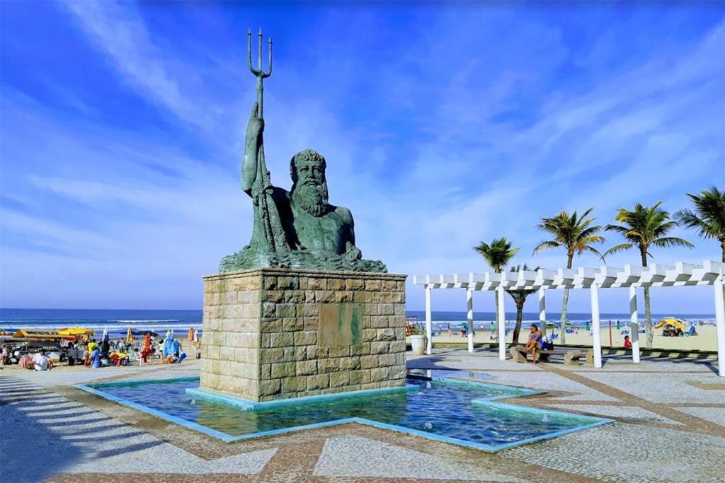Ap Praia Grande Ocian Esterno foto
